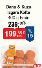EMİN DANA&KUZU IZGARA KÖFTE 400 G